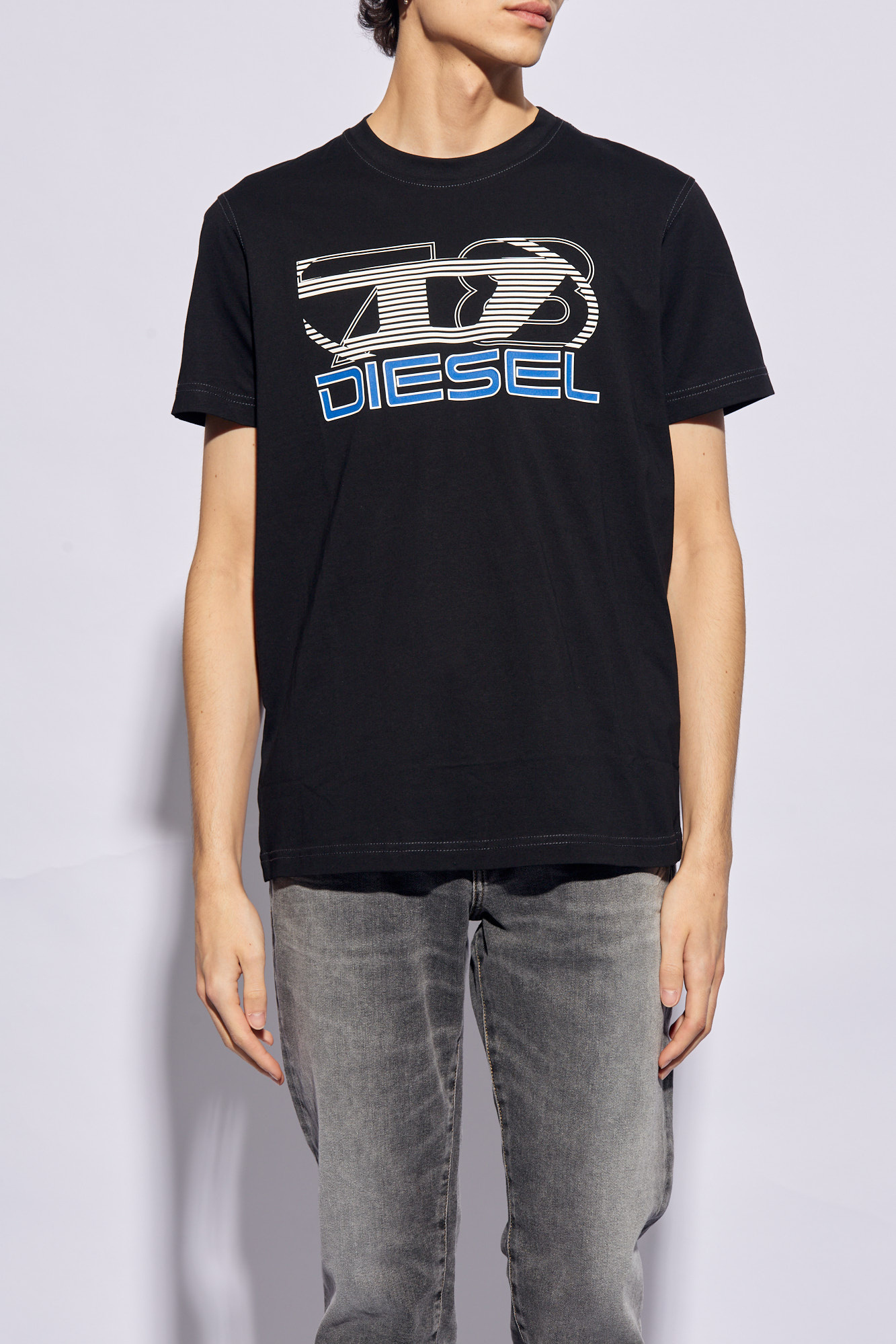 Diesel t 2024 shirt black